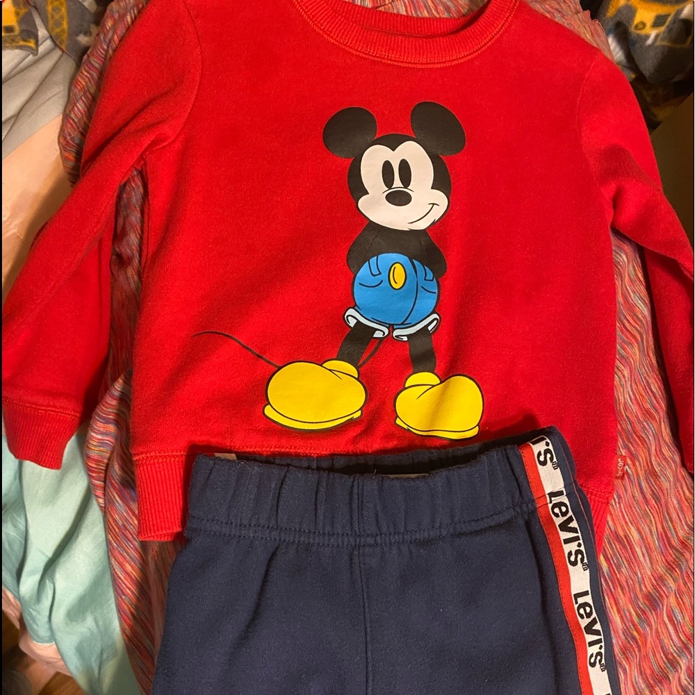 Levi “Mickey Mouse” matching set